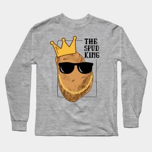 The Spud King Funny Potato Long Sleeve T-Shirt